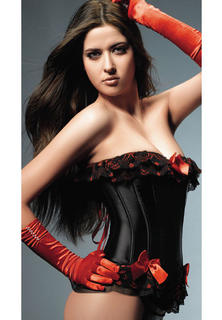 Sexy Lingerie Satin Plus Size Corset