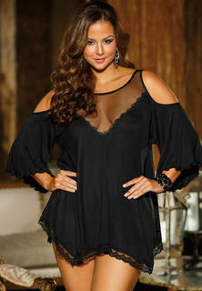 Satin Sexy Lingerie Plus Size Baby Doll